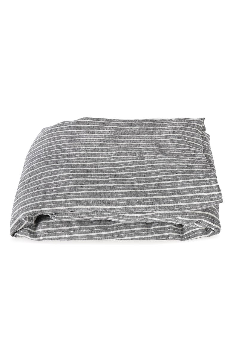 Matouk Tristen Linen Fitted Sheet, Main, color, 