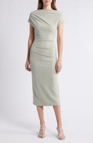NIKKI LUND Kathleen Midi Sheath Dress