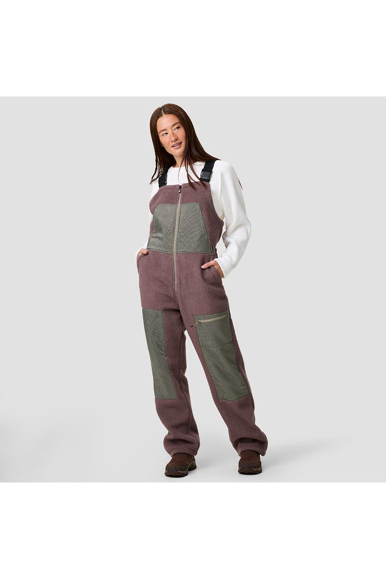 Wander Pile-Fleece Overall - Women's, Main, color, Granite Plum