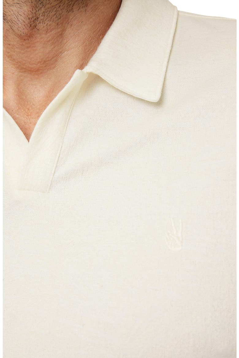 Hague Foliage Jacquard Polo, Alternate, color, NATURAL