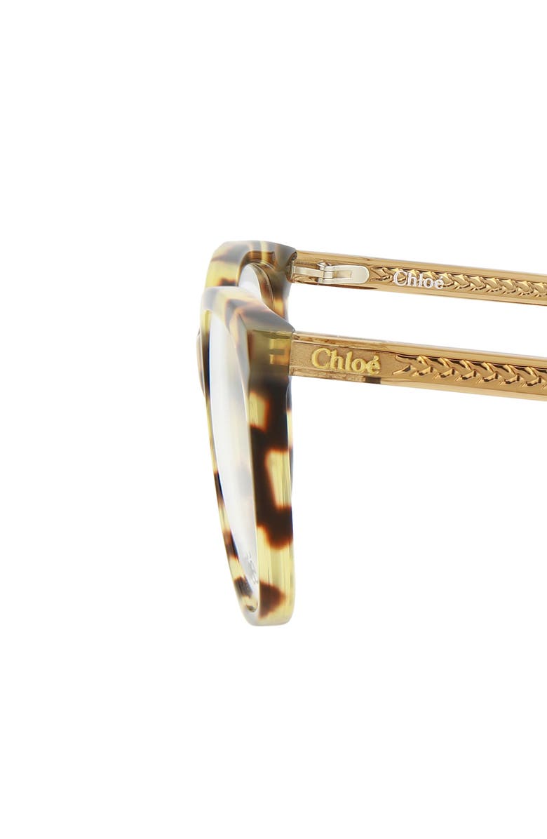 Chloé Core 52mm Rectangular Optical Glasses, Alternate, color,
