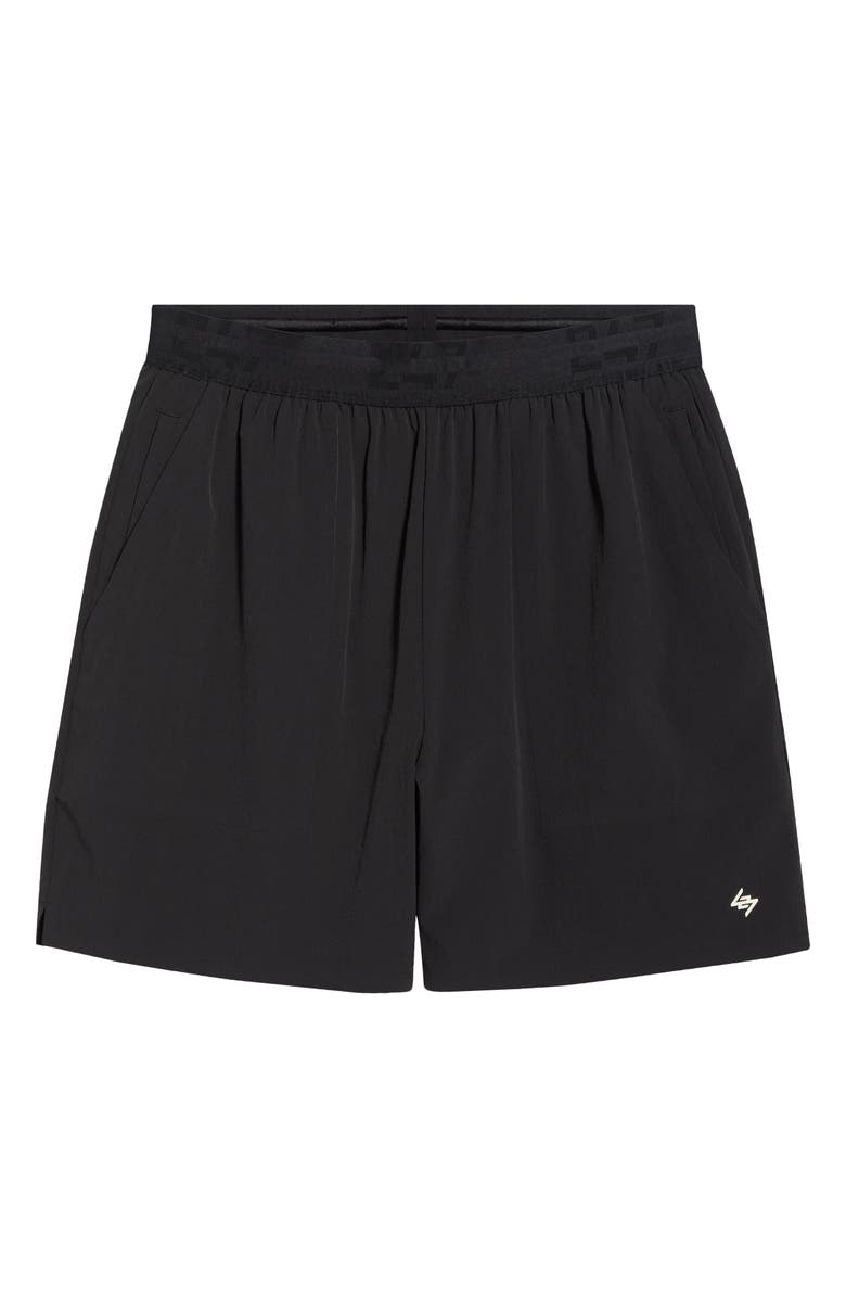 Represent 247 Fused Stretch Shorts, Main, color, Black