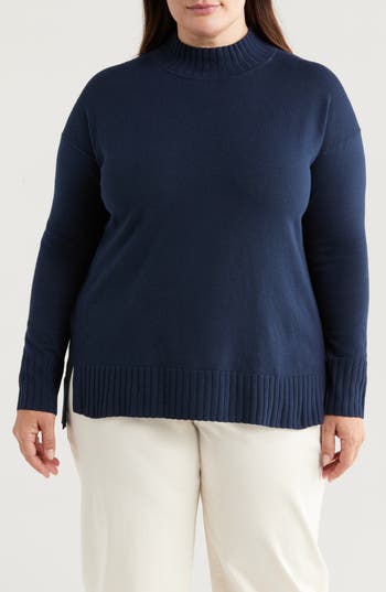CASLON CASLON® MOCK NECK TUNIC SWEATER