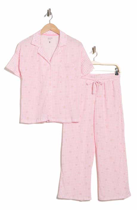 JACLYN Short Sleeve Top & Crop Pants Pajamas