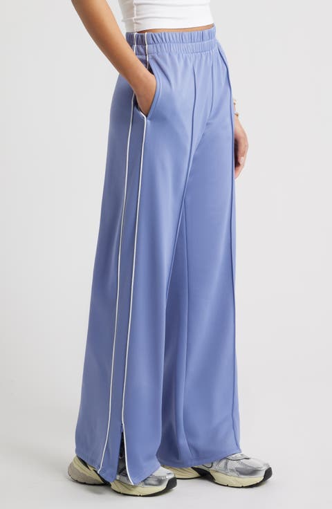 High Waist Fleece Track Pants