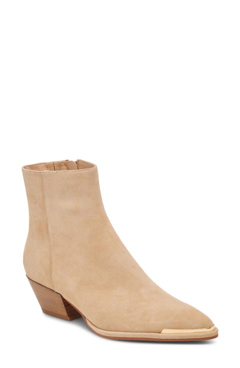 Nonah Pointed Toe Bootie (Women)