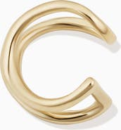 Oradina 14K Gold West Side Ear Cuff