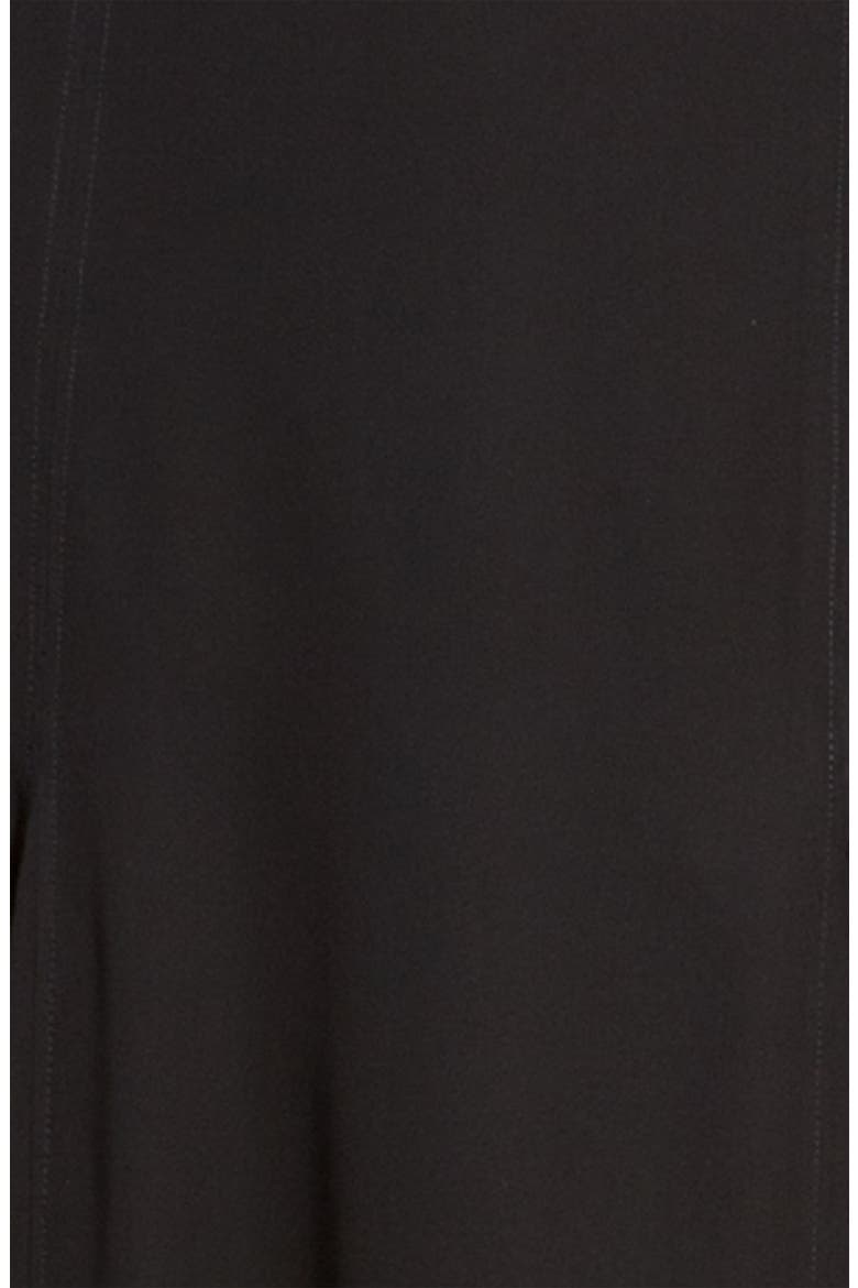 Frenchi® Half Sheer Chiffon Maxi Skirt, Alternate, color, BLACK