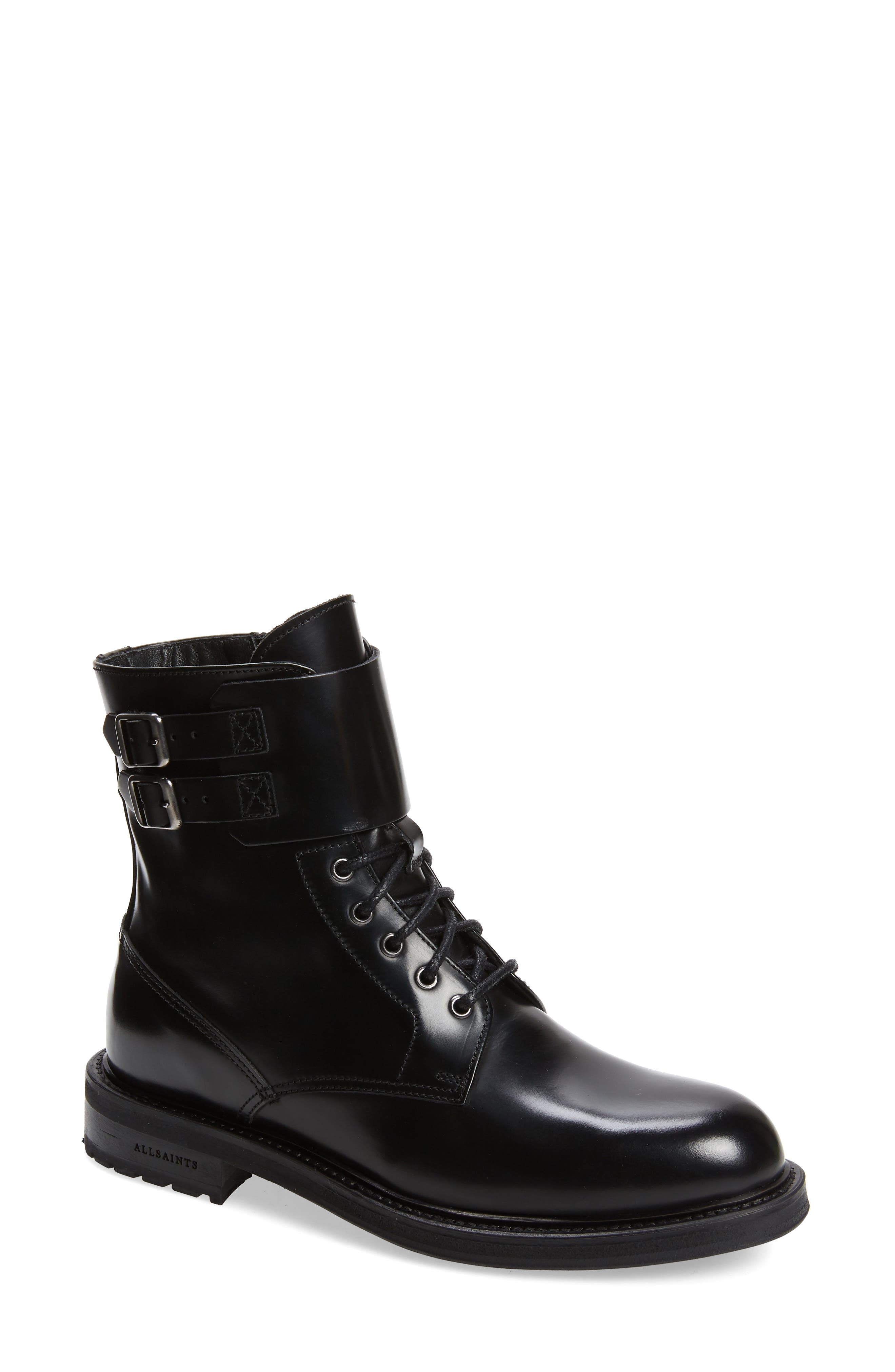AllSaints Brigade Combat Boot, Main, color, 