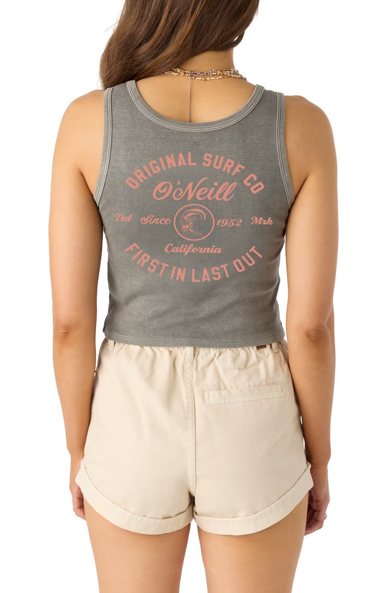 O'Neill Beach Breaker Graphic Crop Tank, Alternate, color, 