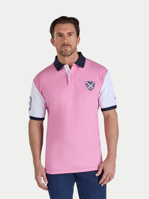 No.3 Cut & Sew Jersey Polo Shirt