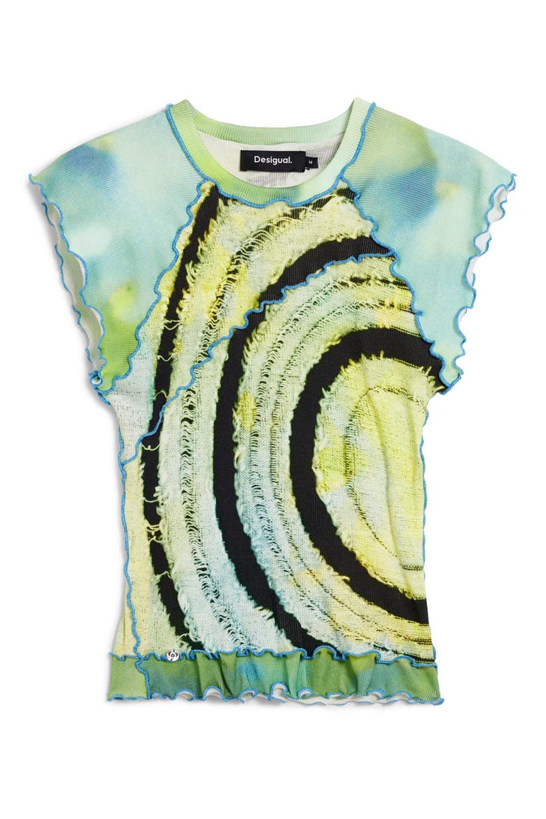 Lettuce Edge T-Shirt, Alternate, color, GREEN YELLOW