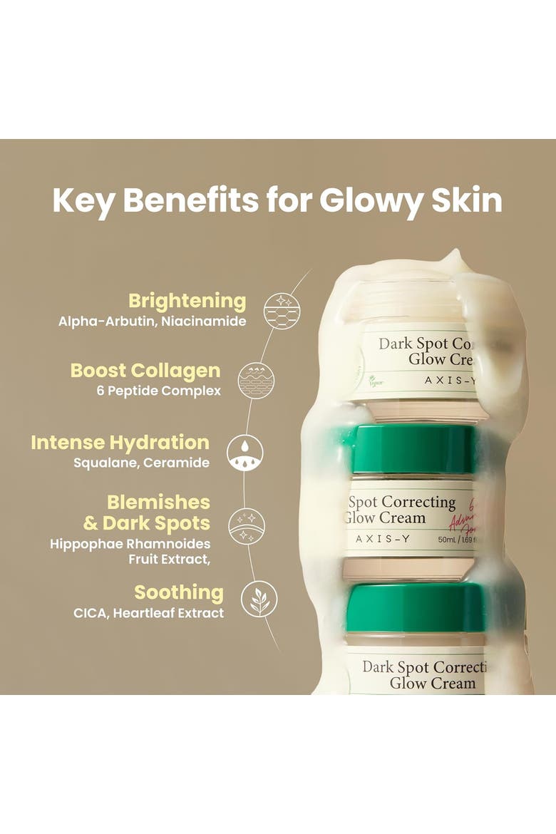 Dark Spot Correcting Glow Cream, Alternate, color, white