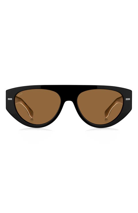 56mm Full Rim Sunglasses