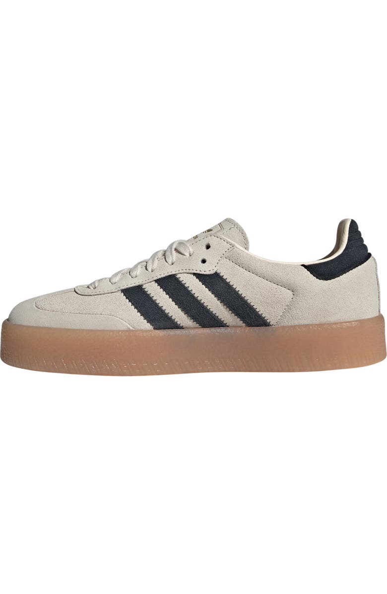 adidas Sambae Sneaker, Alternate, color, Wonder White/ Black/ Gum