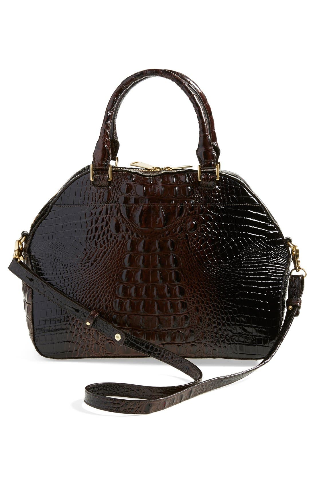 'Camden' Leather Satchel, Alternate, color, ESPRESSO