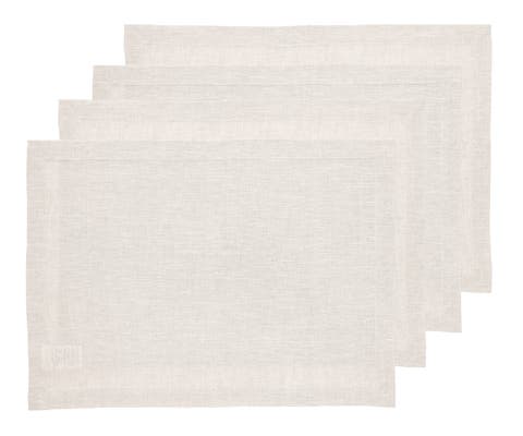 Linen Placemats - Athena, 14" x 19" Inch
