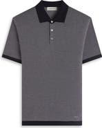 Bugatchi Geometric Jacquard Polo Sweater