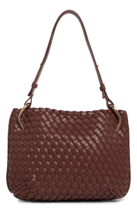 Woven Hobo Shoulder Bag