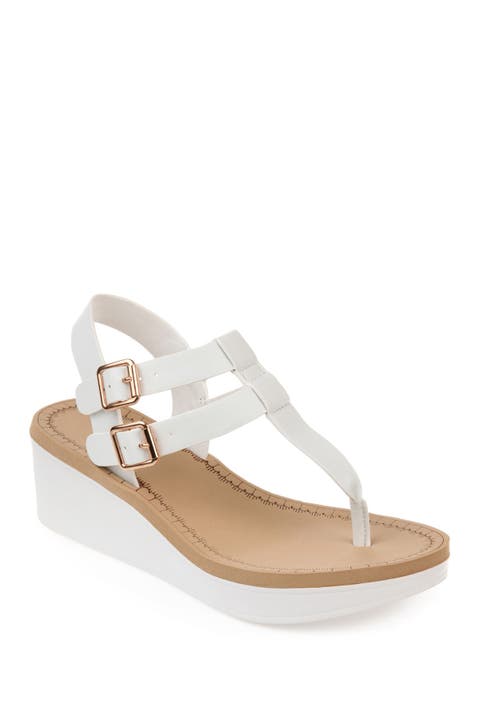 JOURNEE Bianca Wedge Sandal (Women)