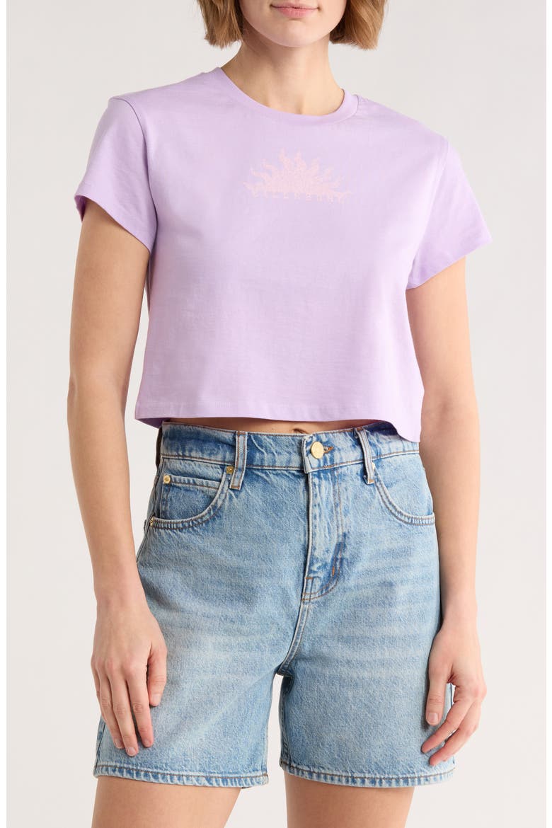 Mystic Crop T-Shirt, Main, color, PEACEFUL LILAC