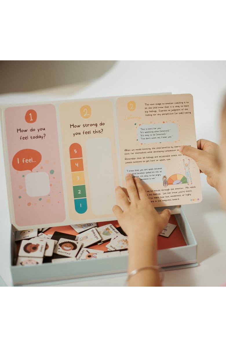 Cubo Sticky Feelings Emotion Coaching Toolkit, Kids & Toddlers Ages 3+, Alternate, color, Multicolored