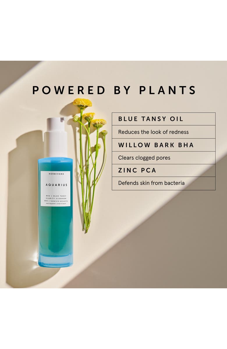 Herbivore Botanicals Aquarius BHA + Blue Tansy Clarifying Cleanser, Alternate, color,