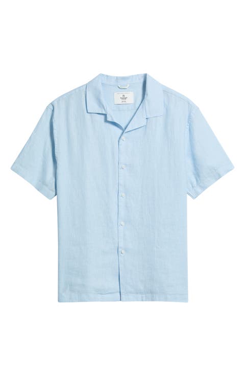 Retreat Relaxed Linen Camp Shirt