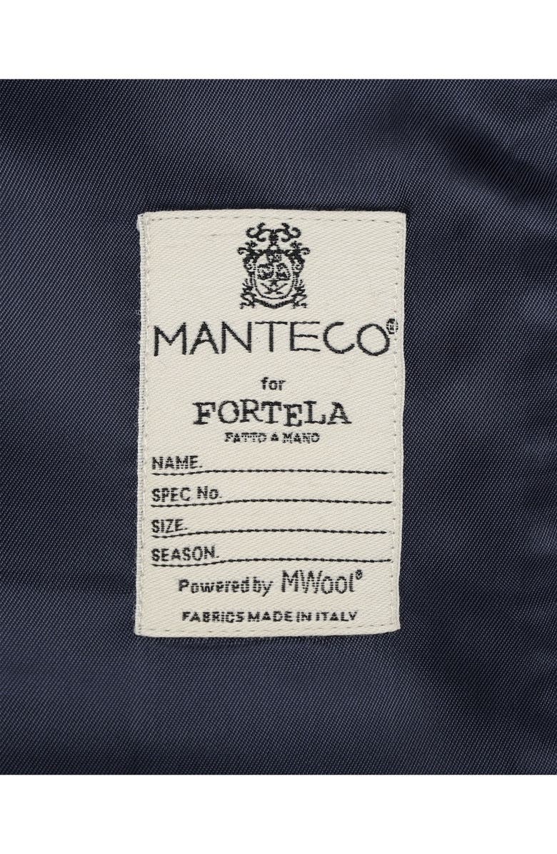 Fortela Double Breasted Wool Blazer, Alternate, color, Blue