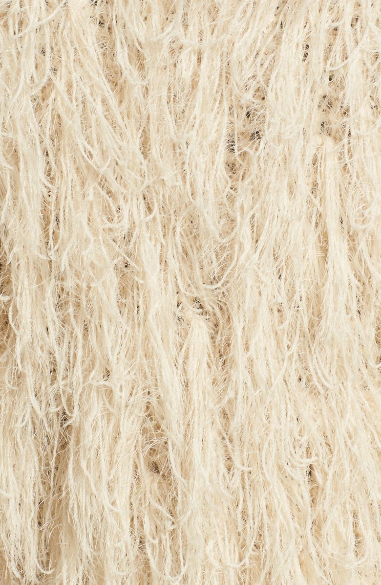 J.O.A. Faux Fur Cardigan, Alternate, color, 