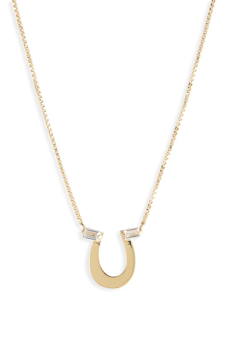 Maverick Pendant Necklace, Main, color, 14K YELLOW GOLD PLATED SILVER