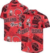FOCO Men's FOCO Orange Cleveland Browns Thematic Button-Up Shirt