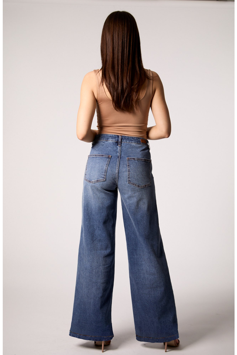Selena Wide Leg Trouser, Alternate, color, Prague