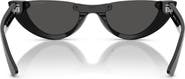 Jimmy Choo 53mm Semi Rimless Oval Sunglasses