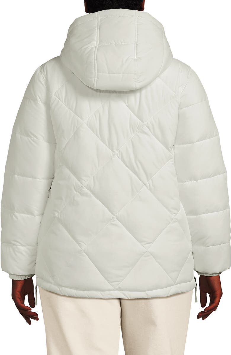 Lands' End FeatherFree Insulated Diamond Quilted Jacket, Alternate, color, Egret White