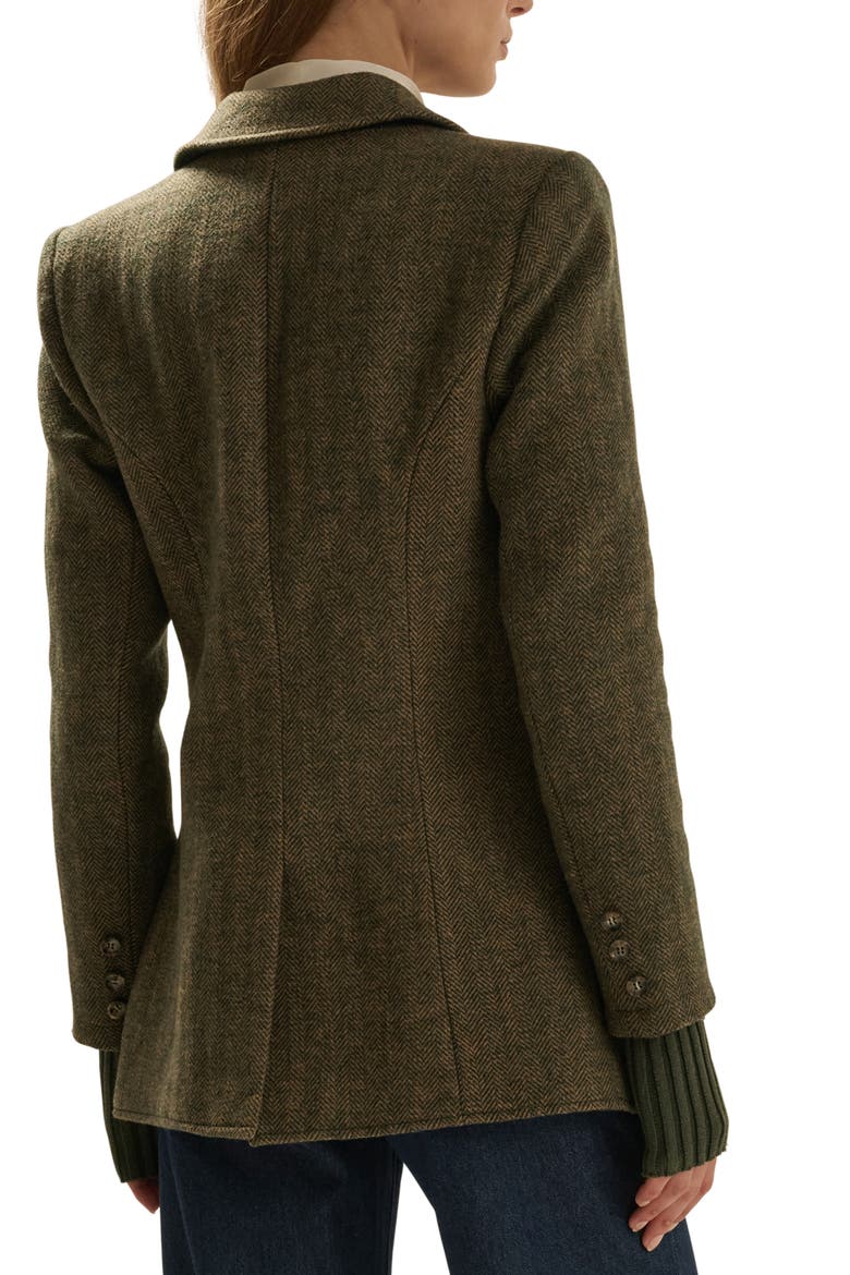 The City Herringbone Wool Blend Blazer, Alternate, color, YORKSHIRE HERRINGB