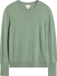 Caslon® Merino Wool Blend Crewneck Sweater