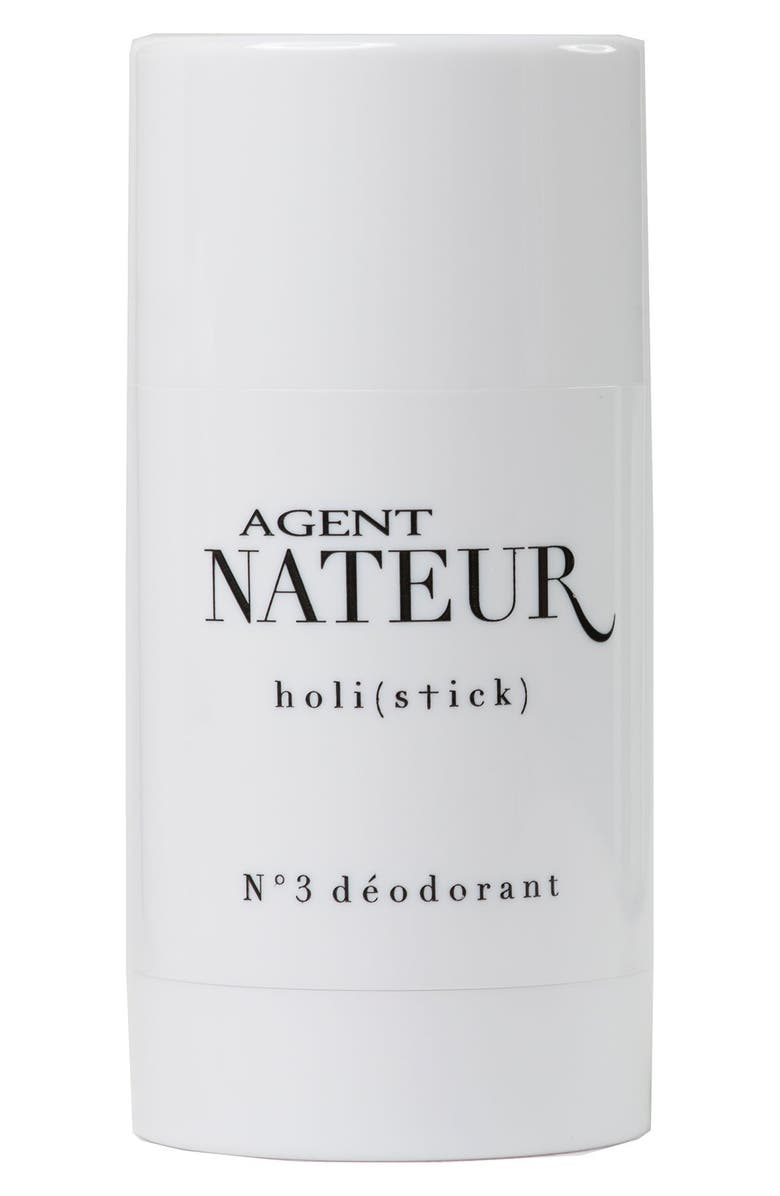 Agent Nateur holi(stick) N3 Natural Deodorant, Main, color,