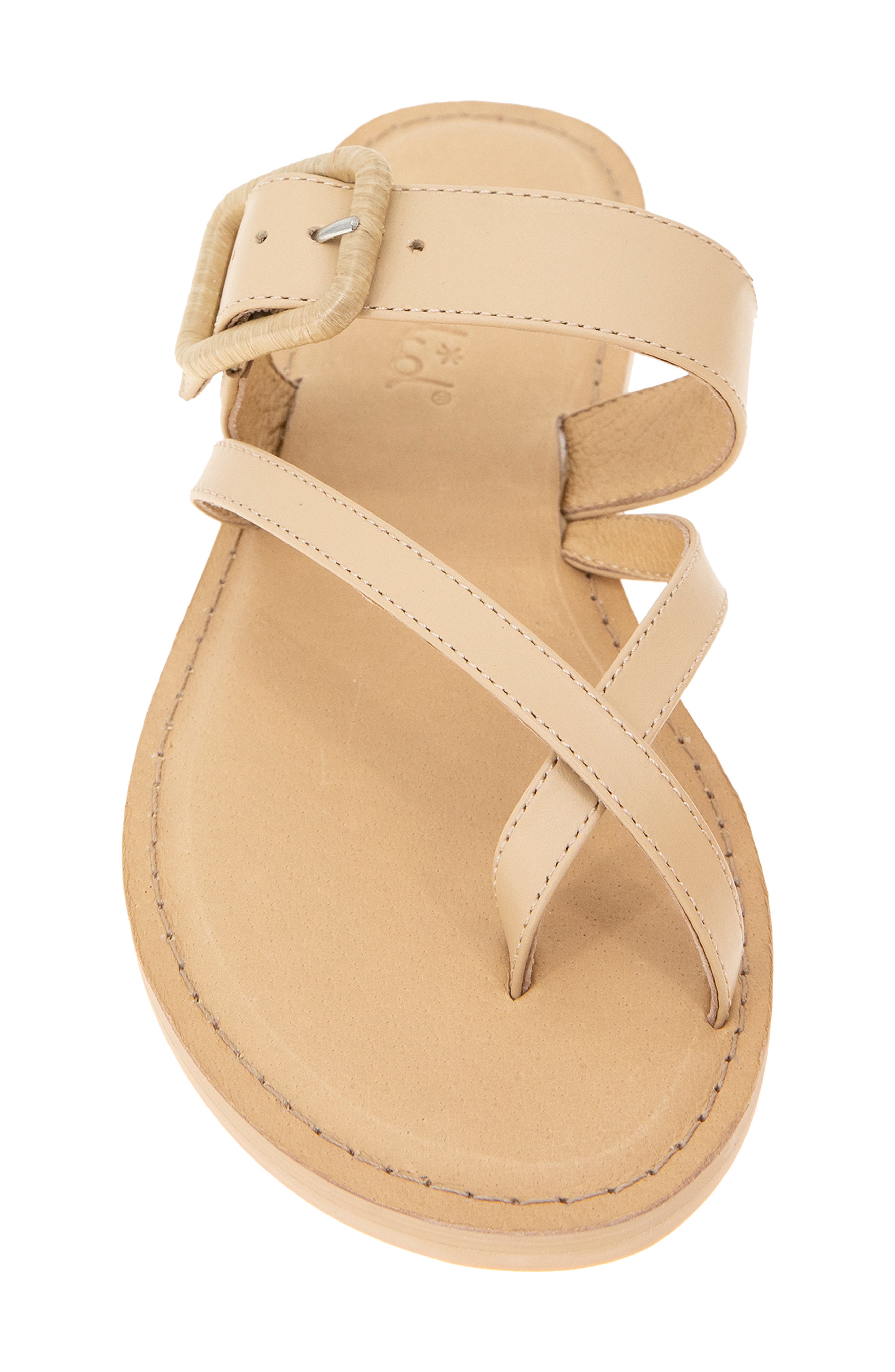 Splendid Sutton Toe Loop Sandal, Alternate, color, Light Almond
