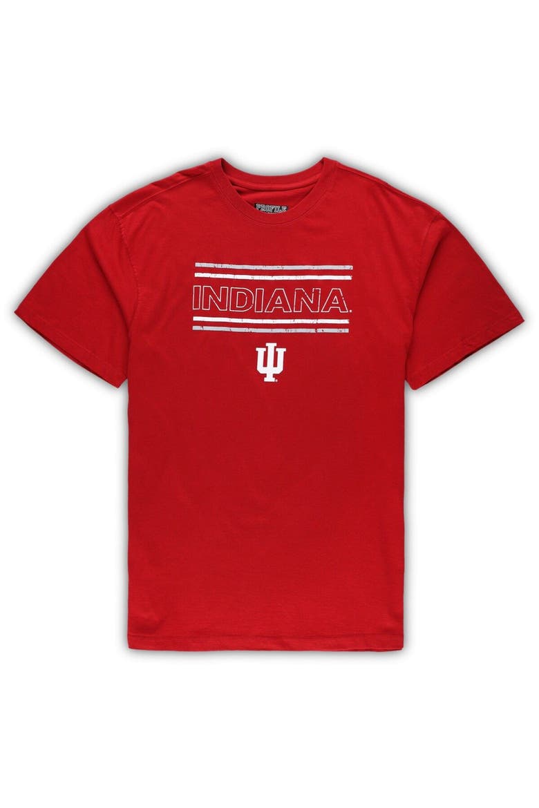 Men's Concepts Sport Crimson/Gray Indiana Hoosiers Big & Tall Plaid Pants Sleep Set, Alternate, color, Crimson