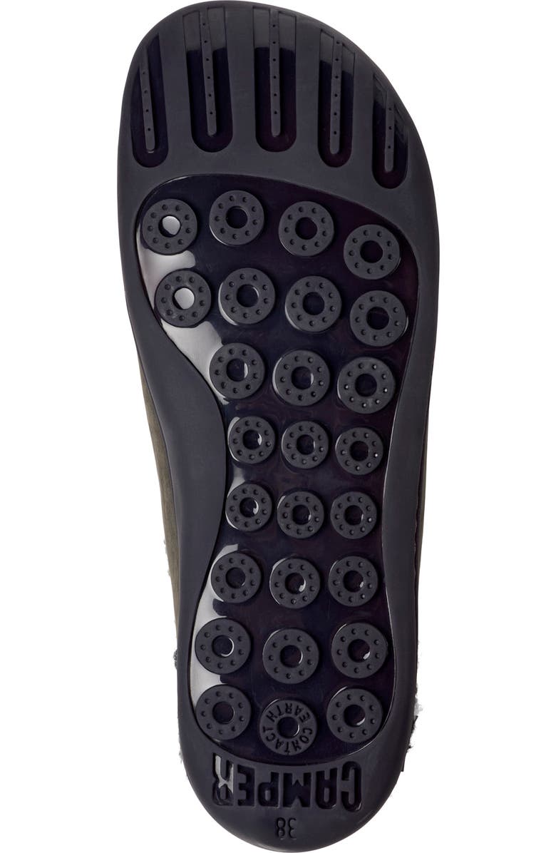 Camper Peu Cami Faux-Fur Trim Mule, Alternate, color, Dark Gray