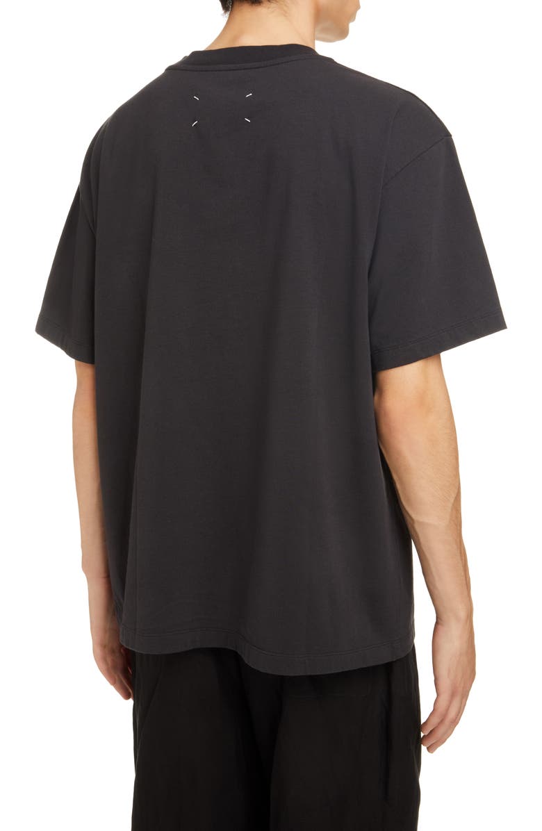 Maison Margiela Numbers Logo Tape Print Graphic Tee, Alternate, color,