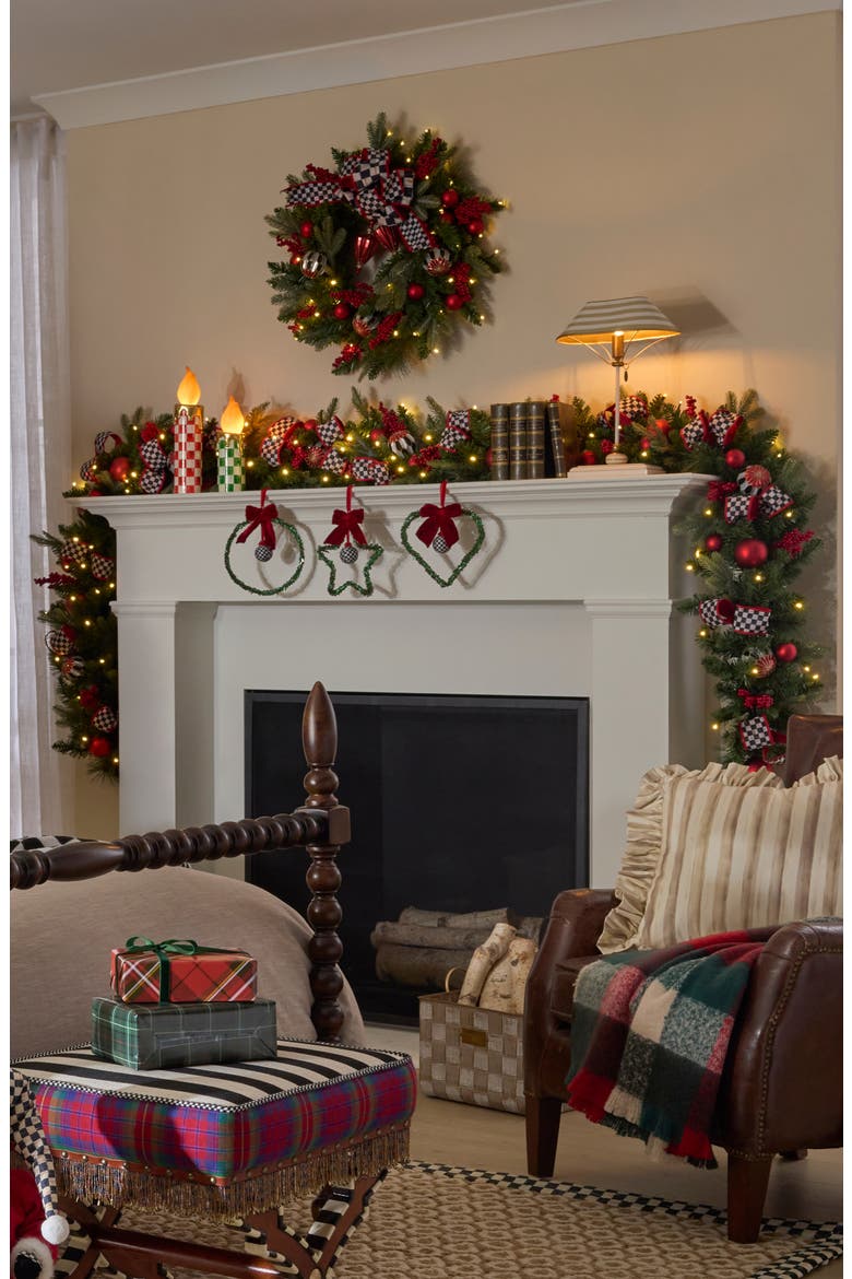 Merry Christmas Illuminated Garland, Alternate, color, GREEN