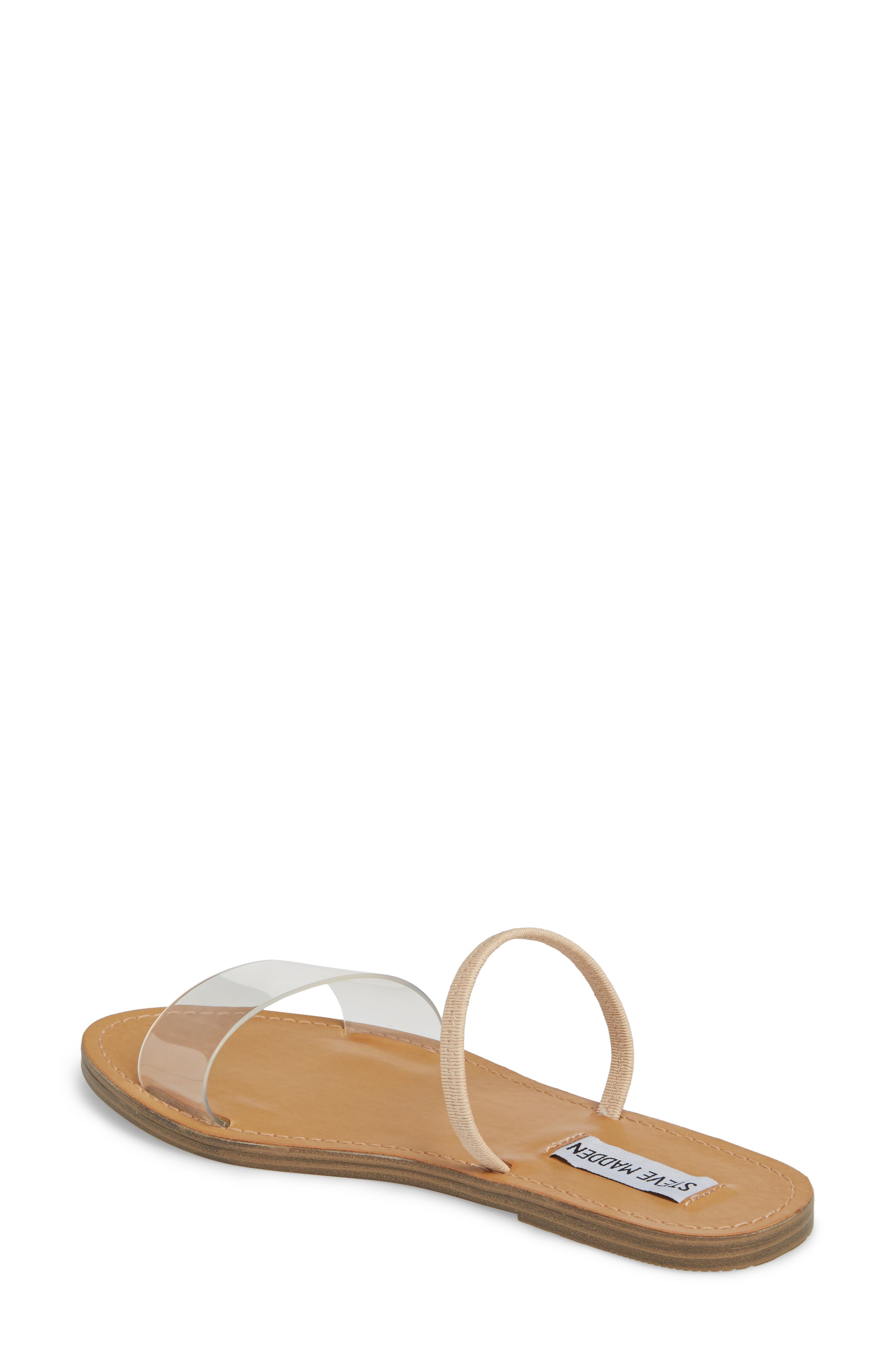Dasha Strappy Slide Sandal, Alternate, color, CLEAR