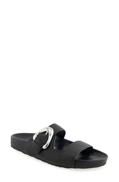 AEROSOLES AEROSOLES LEMON FLATFORM SLIDE SANDAL 