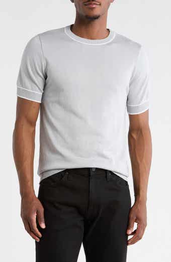 Textured Short Sleeve Sweater