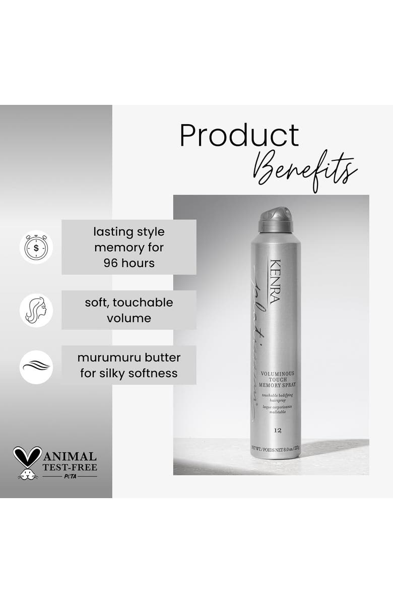 KENRA #12 Platinum Voluminous Touch Memory Spray 8 oz, Alternate, color, N/A