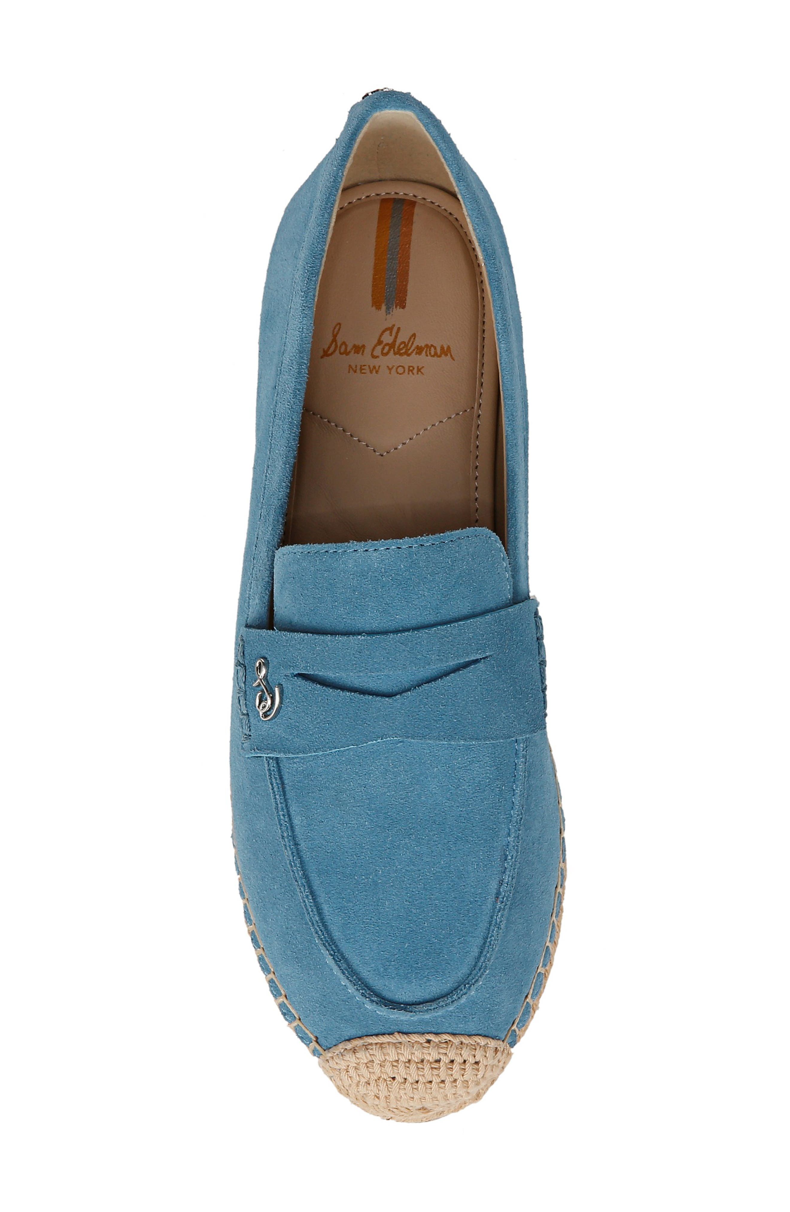 Kai Penny Loafer, Alternate, color, CANARY BLUE