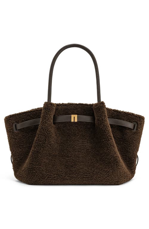 Jw Pei Medium Hana Faux Fur Tote In Brown