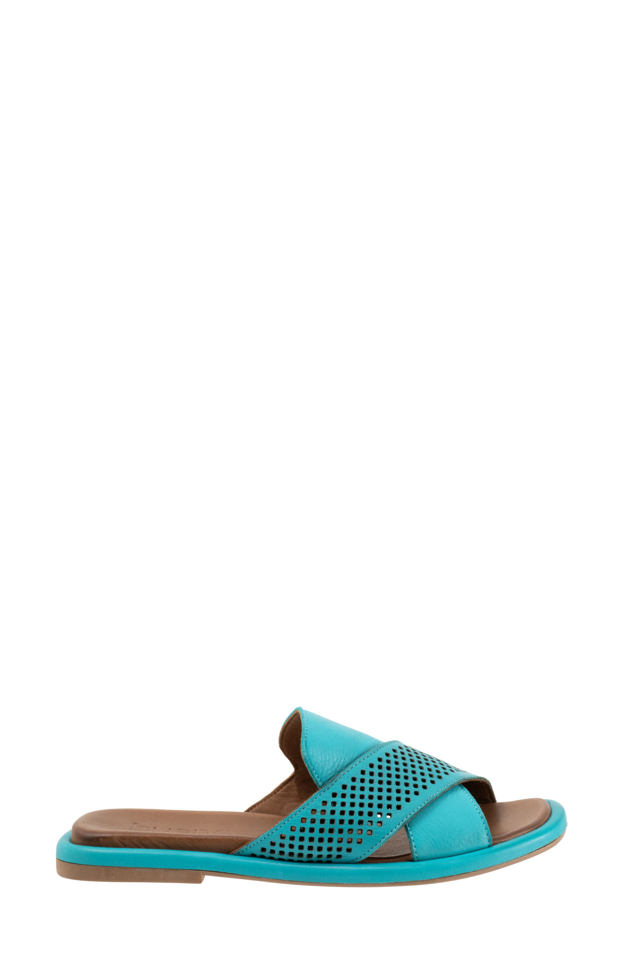 Eddison Slide Sandal, Alternate, color, TURQUOISE